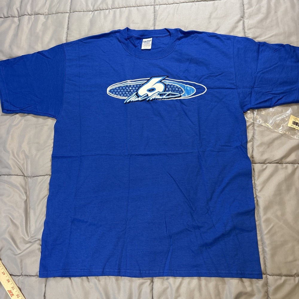 Vintage #6  Mark Martin NASCAR T-shirt XL New